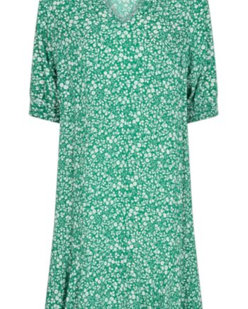 Freequent Kjole Adney  Pepper Green    Off White
