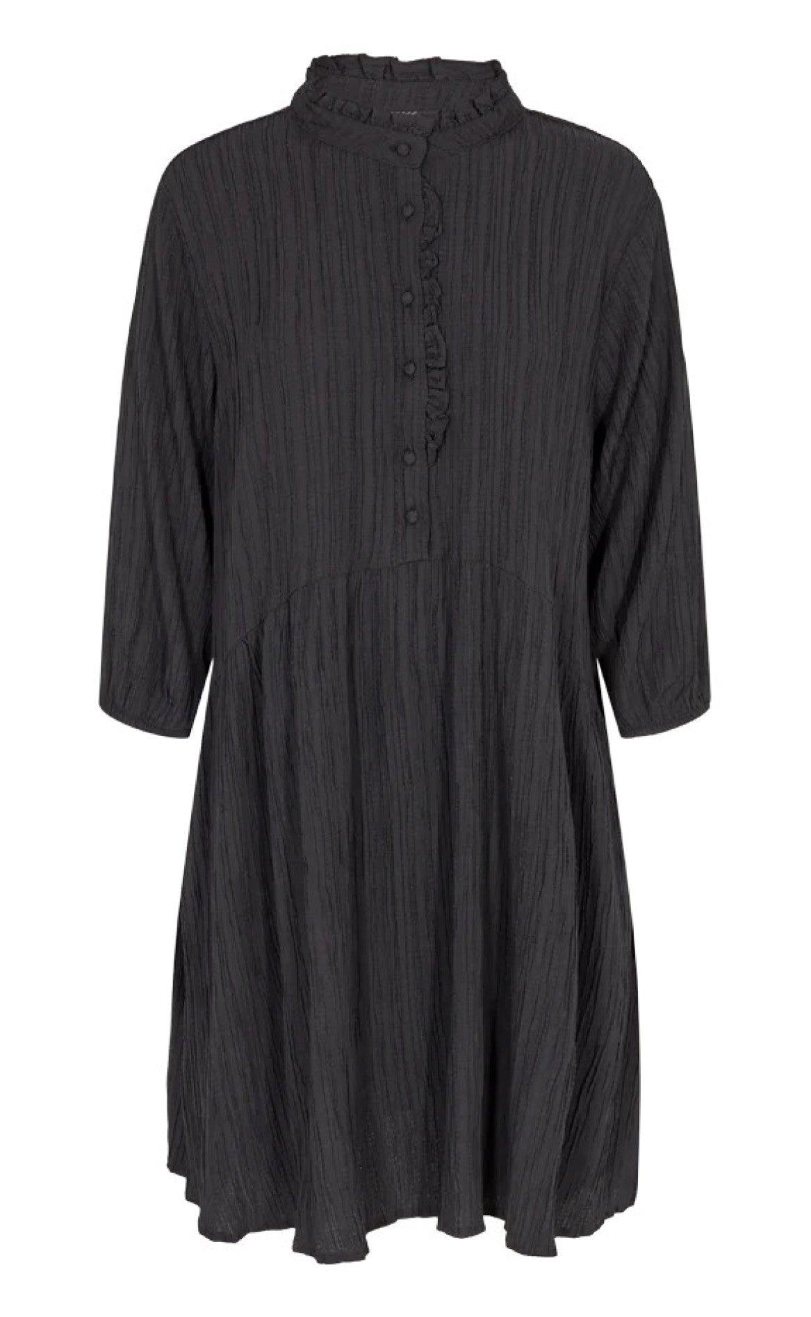 Freequent Kjole Dotted Black
