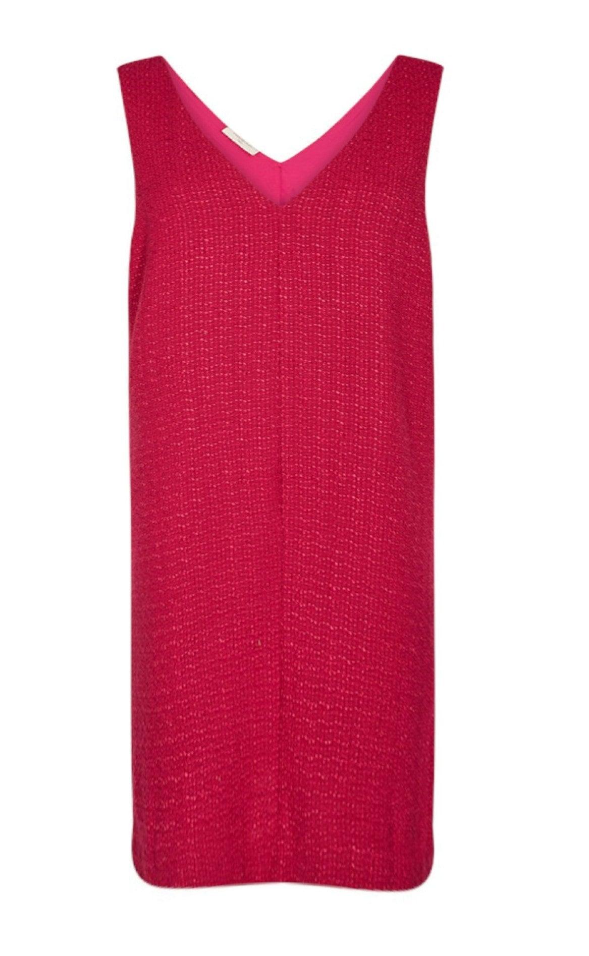 Freequent Kjole Yoca Cerise