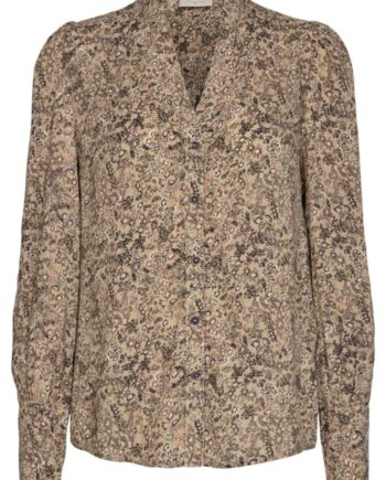 Freequent Skjorte Adney  Beige Sand Mix