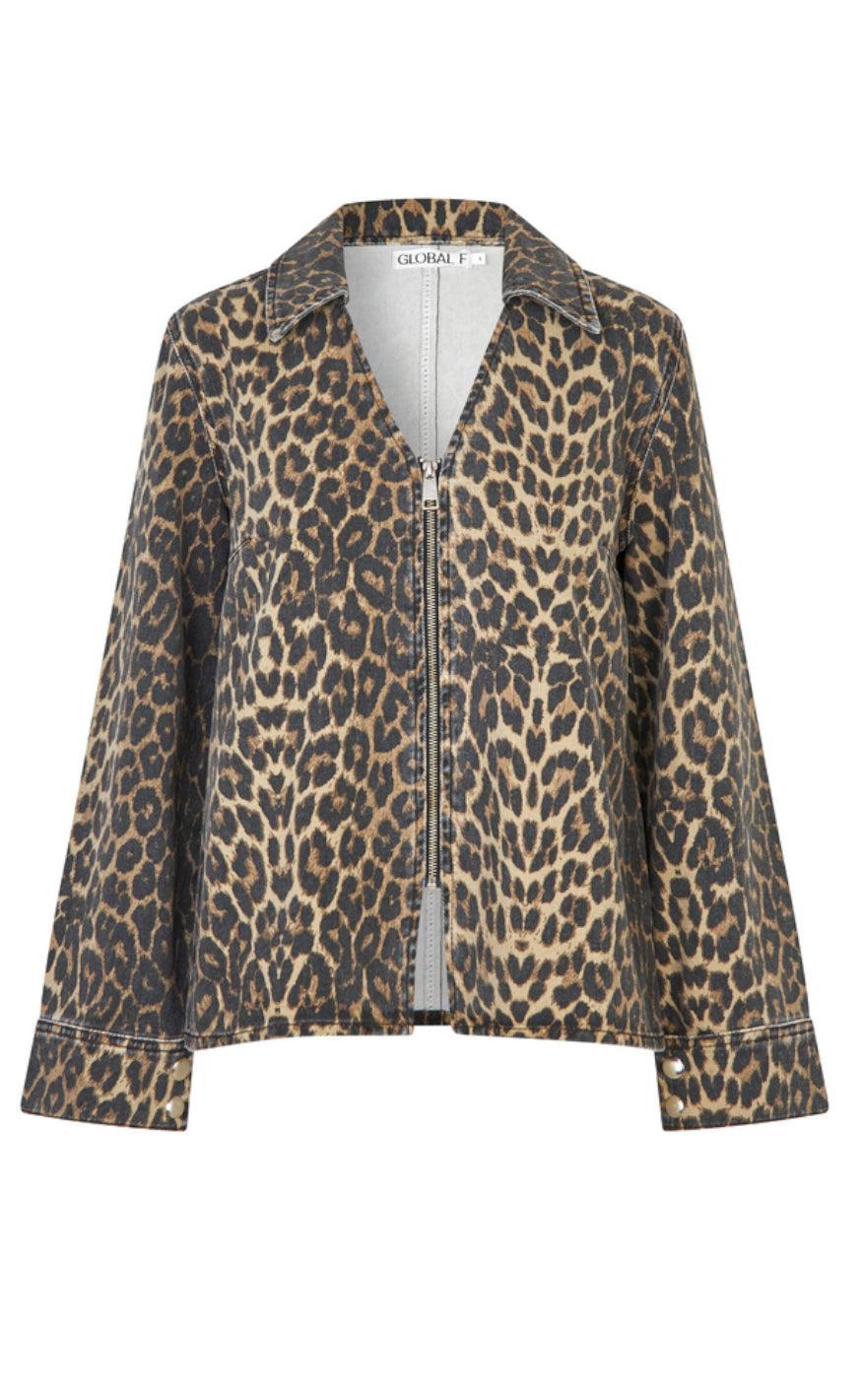 Global Funk Skjorte Panema- Leopard Mist