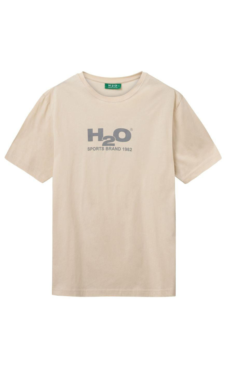 H2o -shirt Logo Chalk Grey