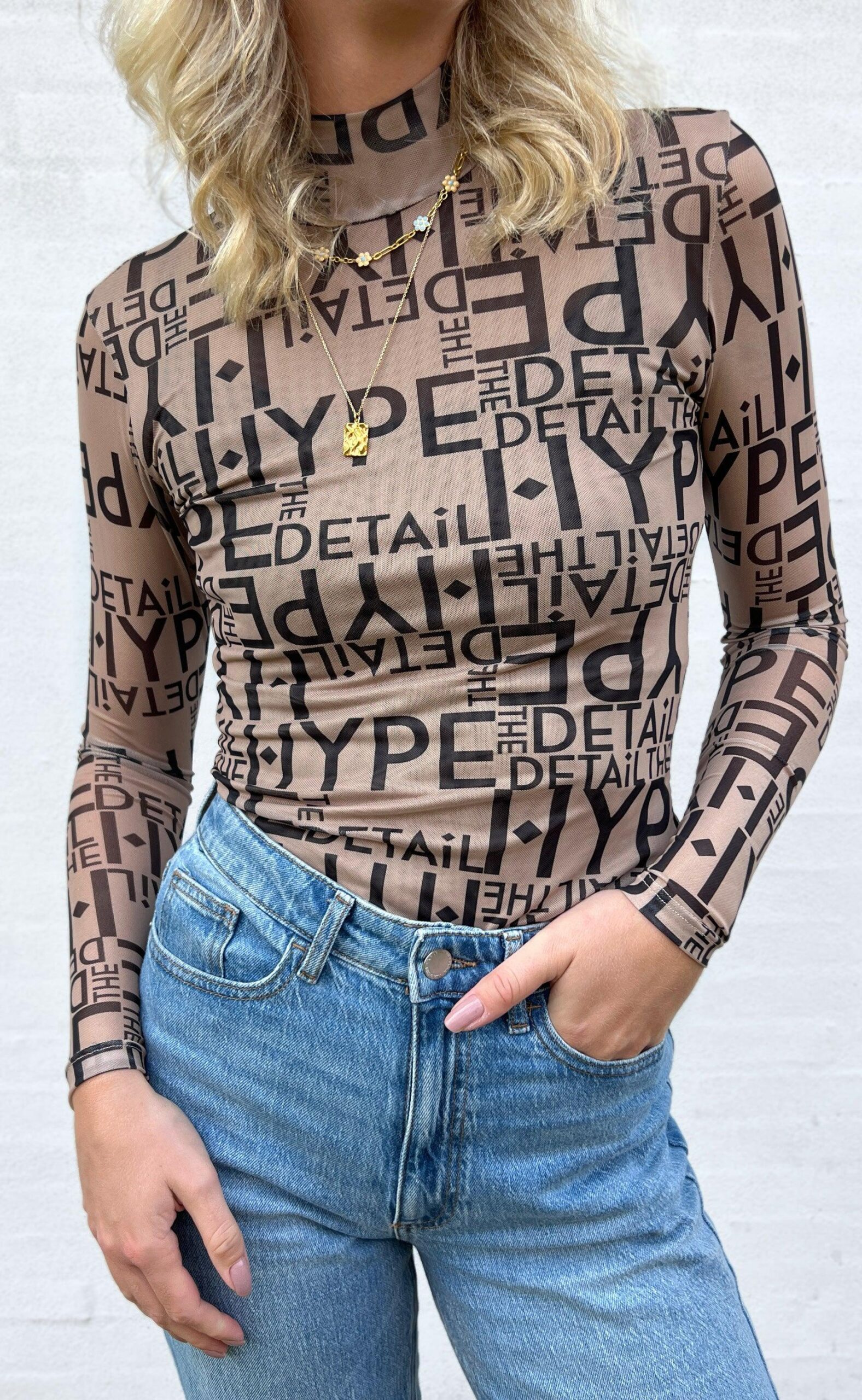 Hype The Detail Bluse Mesh 81