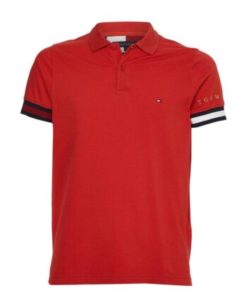 Icon Flag Cuff Slim Polo