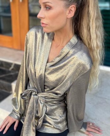 Karmamia Copenhagen Bluse Lola Gold Fever