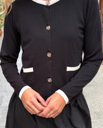 Liberte Cardigan Chani Black Creme