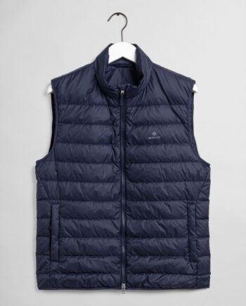 Light Down Gilet Evening Blue