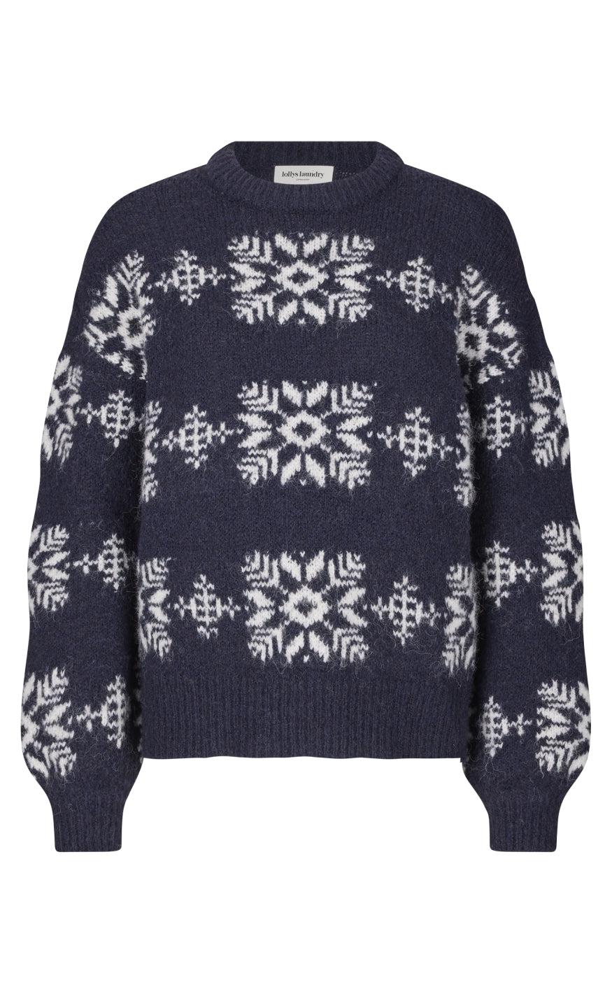 Lollys Laundry Jumper Tilla Dark Blue