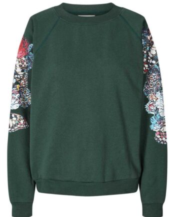 Lollys Laundry Sweatshirt Tate Dark Green
