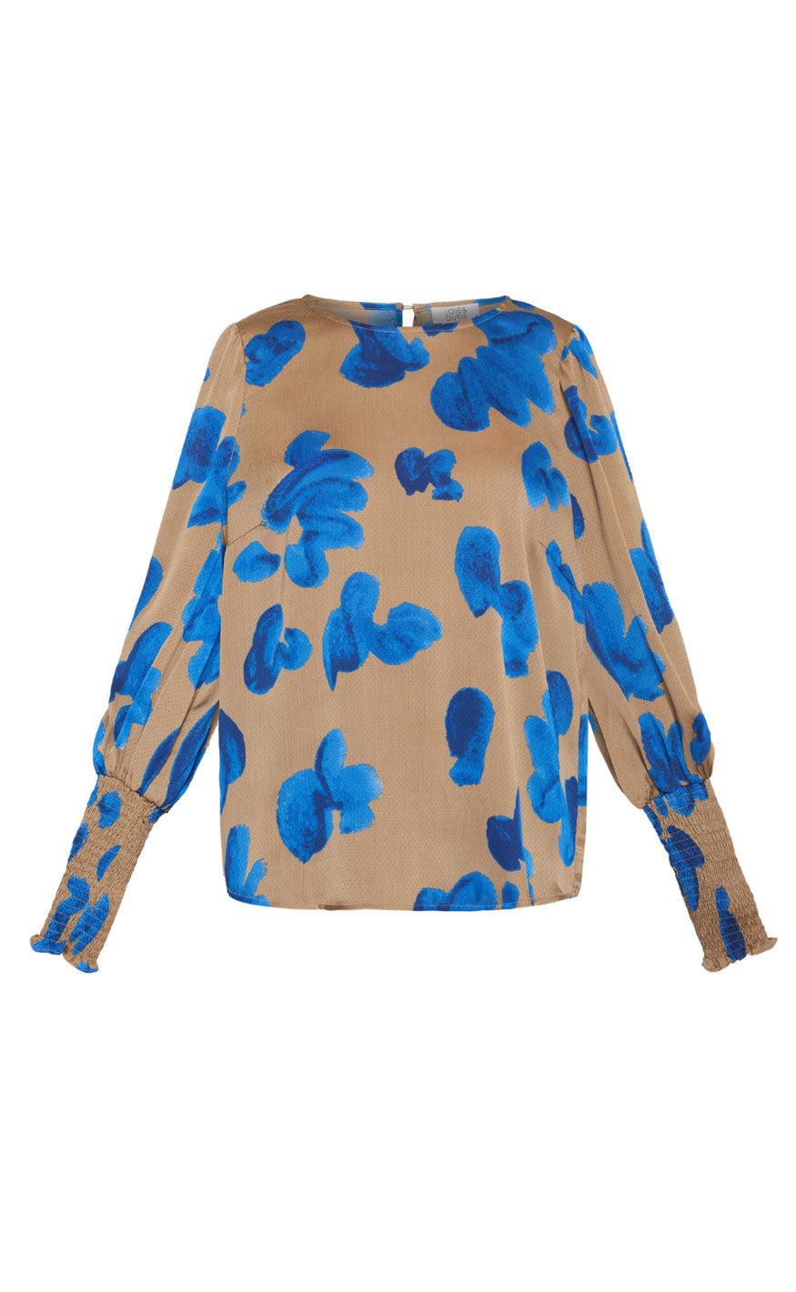 Love Divine Bluse Love738-13 Sand Blue