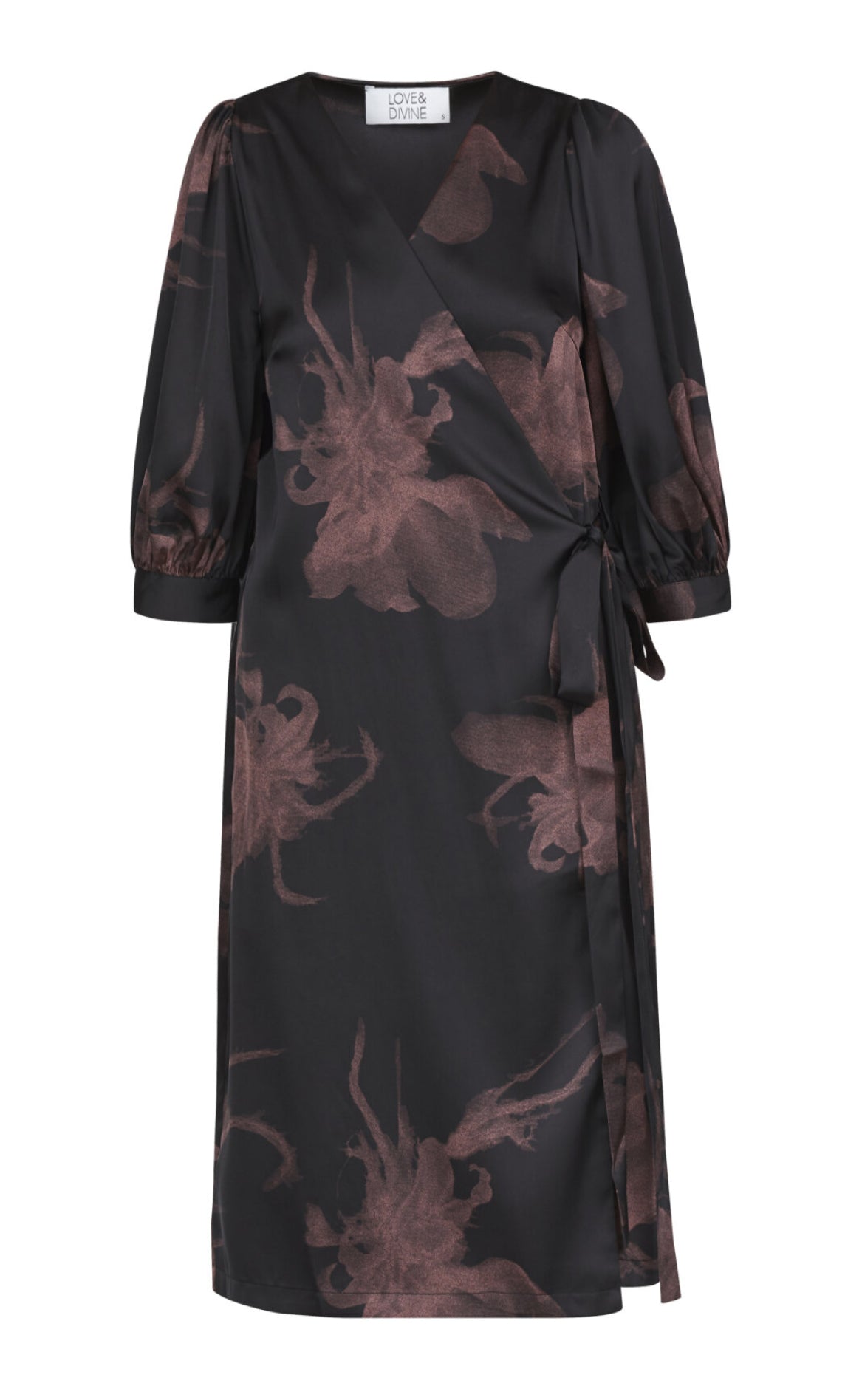 Love Divine Kjole Love913- Black Bordeaux