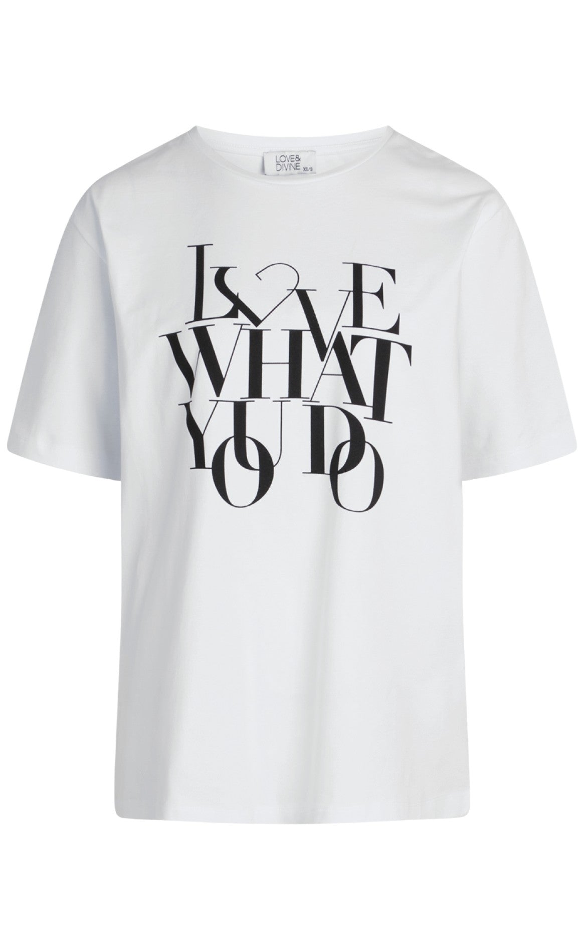 Love Divine -shirt Love809 White Black