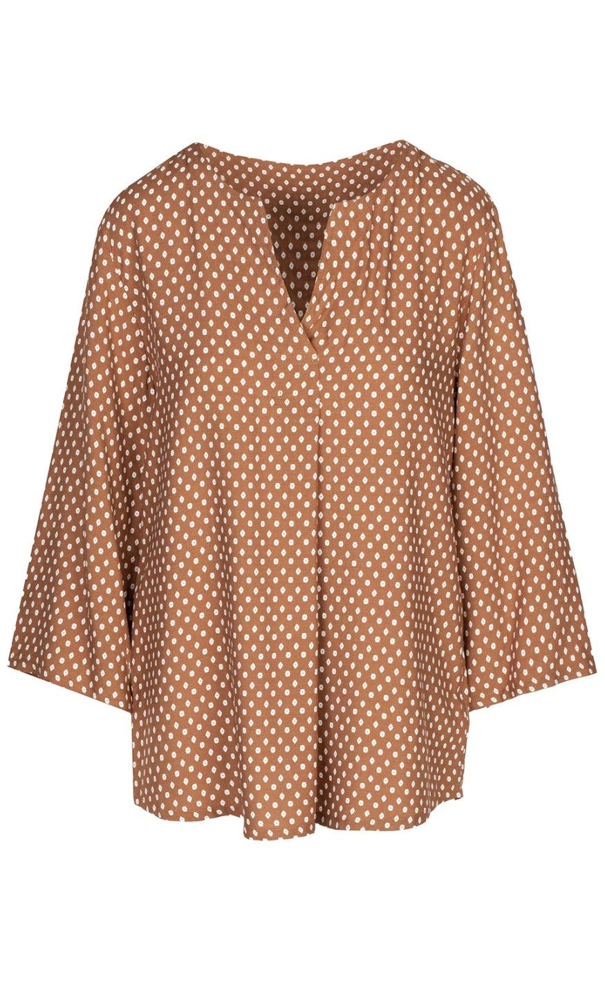 Luxzuz Bluse August Cinnamon