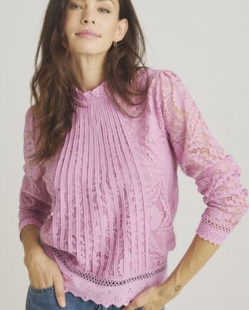 Luxzuz Bluse Laizy Pink Nectar