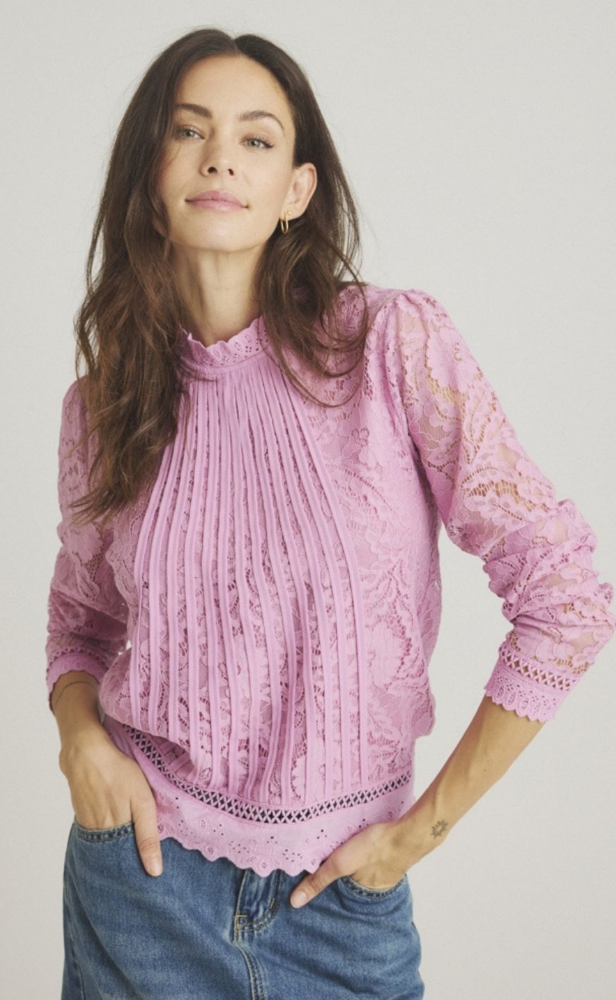 Luxzuz Bluse Laizy Pink Nectar