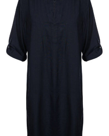 Luxzuz Kjole Josia Navy Blue