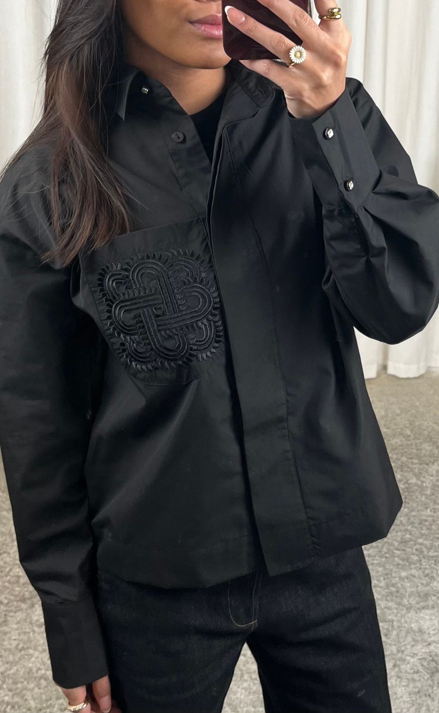 Luxzuz Skjorte Makiero 999 Black