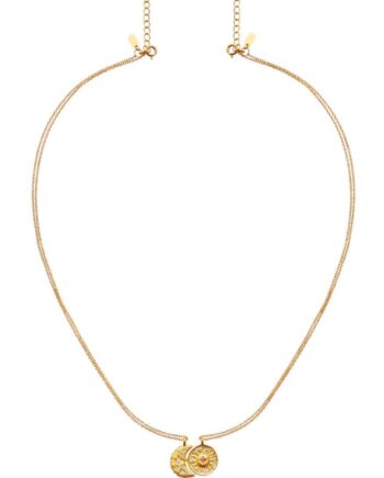 Maanesten Halskæde Friendship Gold Colour