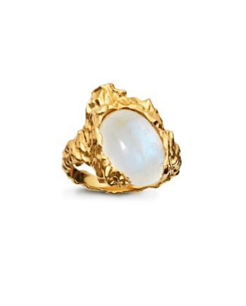 Maanesten Ring Gudinde Gold Colour