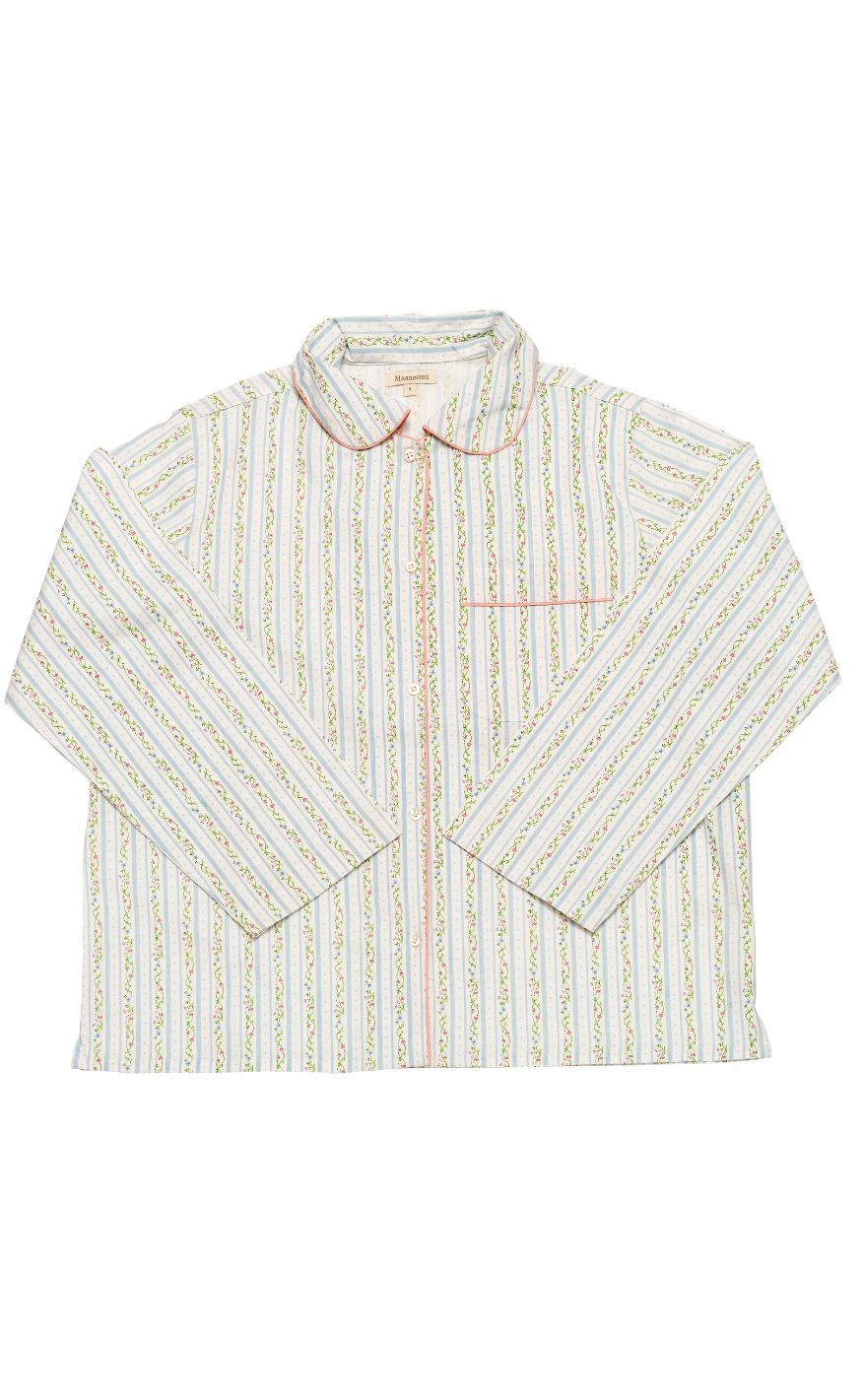 Maanesten Skjorte Moe Summer Stripe Blue