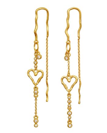 Maanesten øreringe Eliori Twinkle Gold Colour