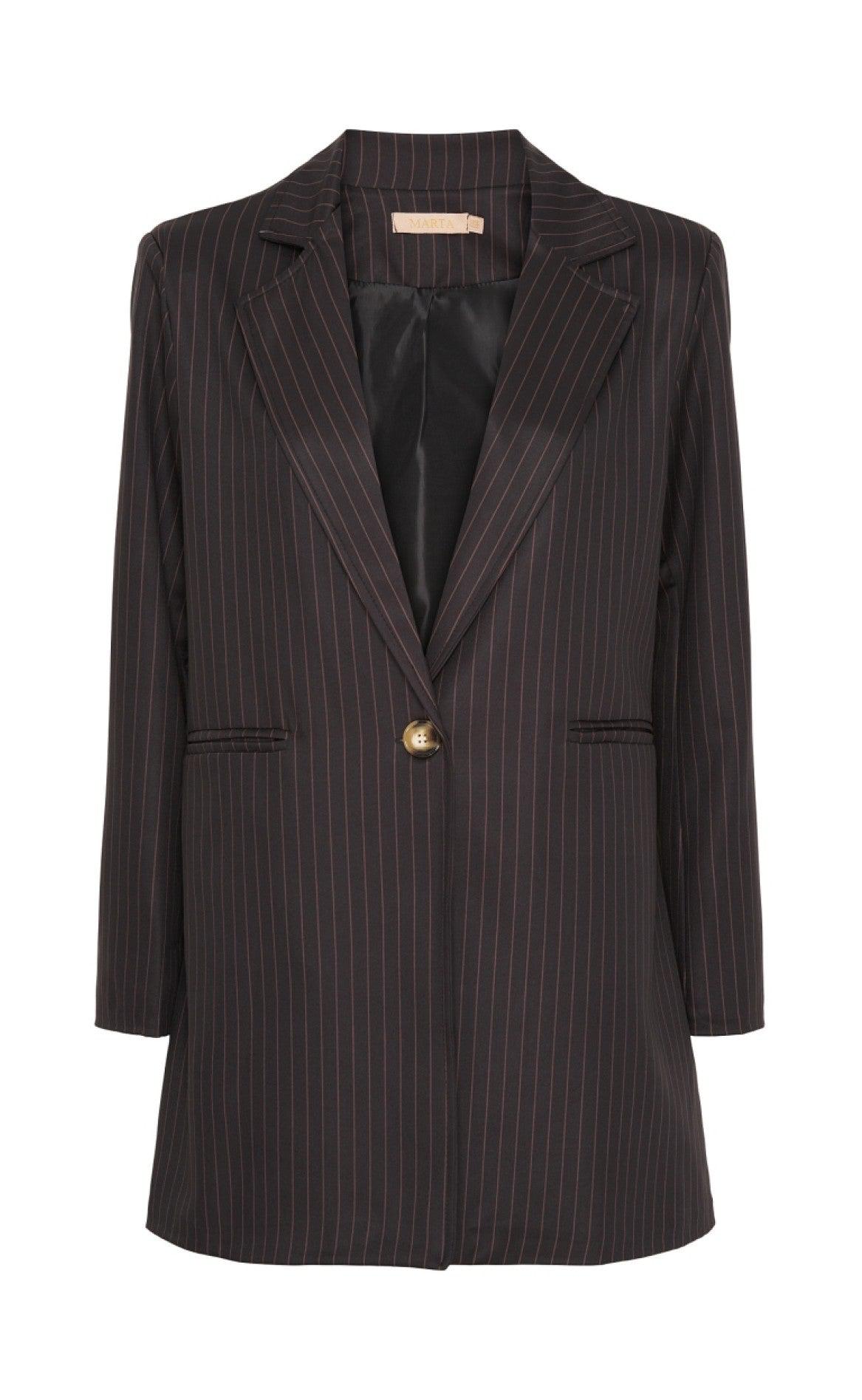 Marta Du Chateau Blazer 4926 Black Tabacco