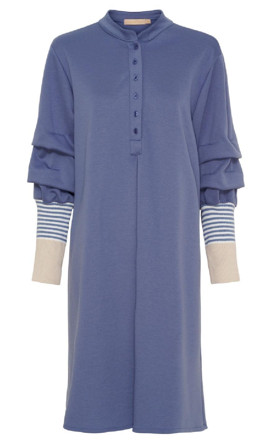 Marta Du Chateau Kjole Cybele Jeans Blue