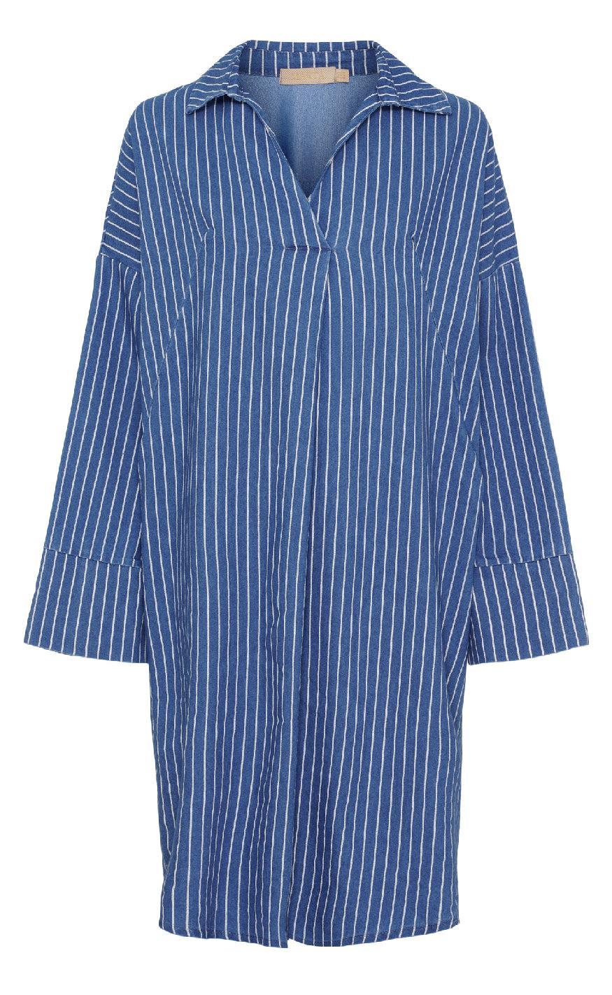 Marta Du Chateau Kjole Eglantine Medium Blue