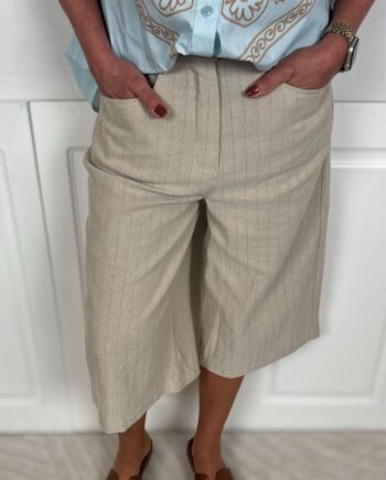 Marta Du Chateau Shorts Adrielle Beige Stripe