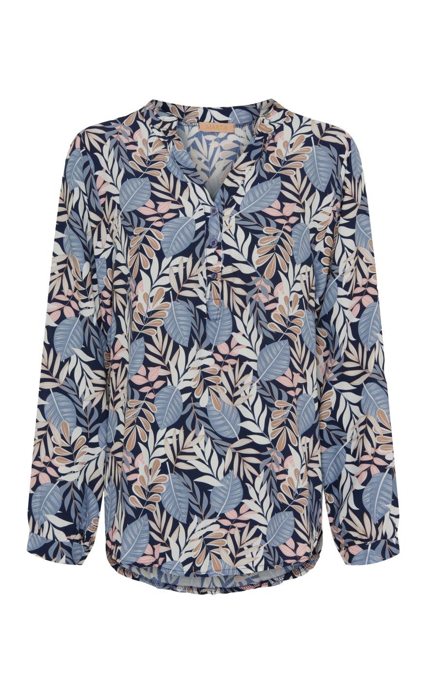 Marta Du Chateau Skjorte 8128 Astrid Blue