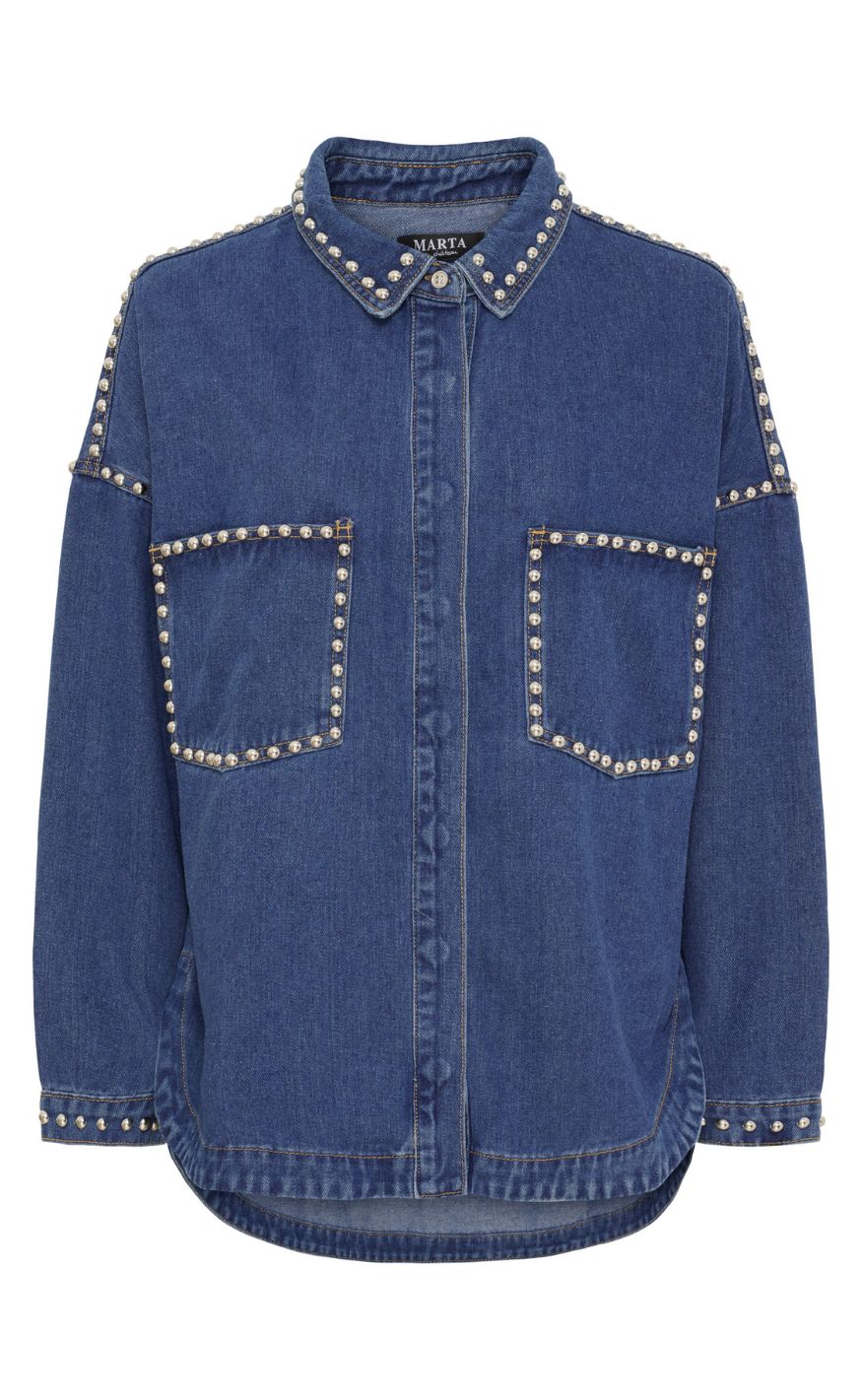 Marta Du Chateau Skjorte Eila Denim