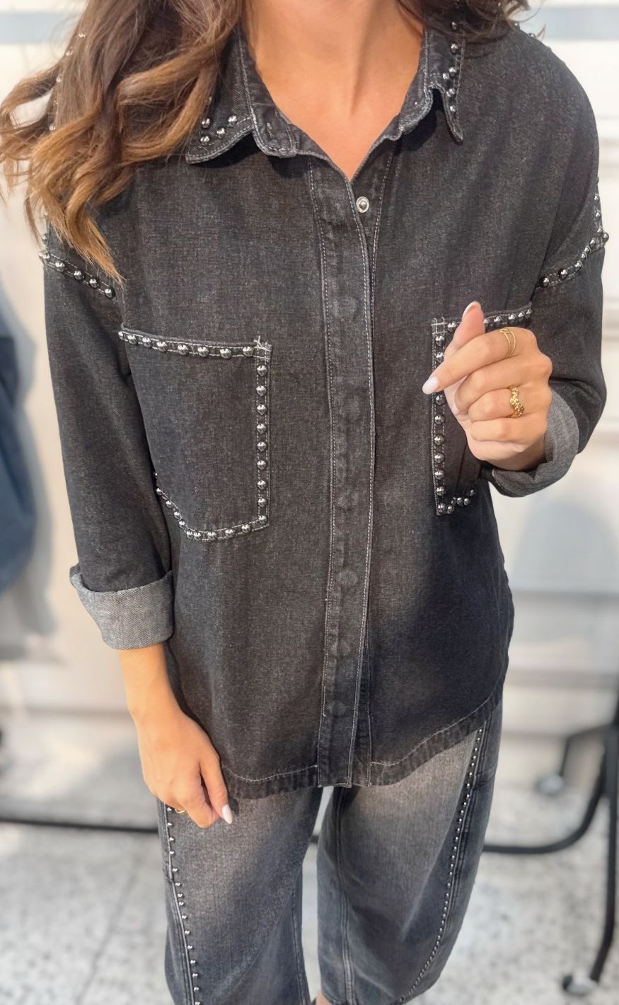 Marta Du Chateau Skjorte Eila Grey