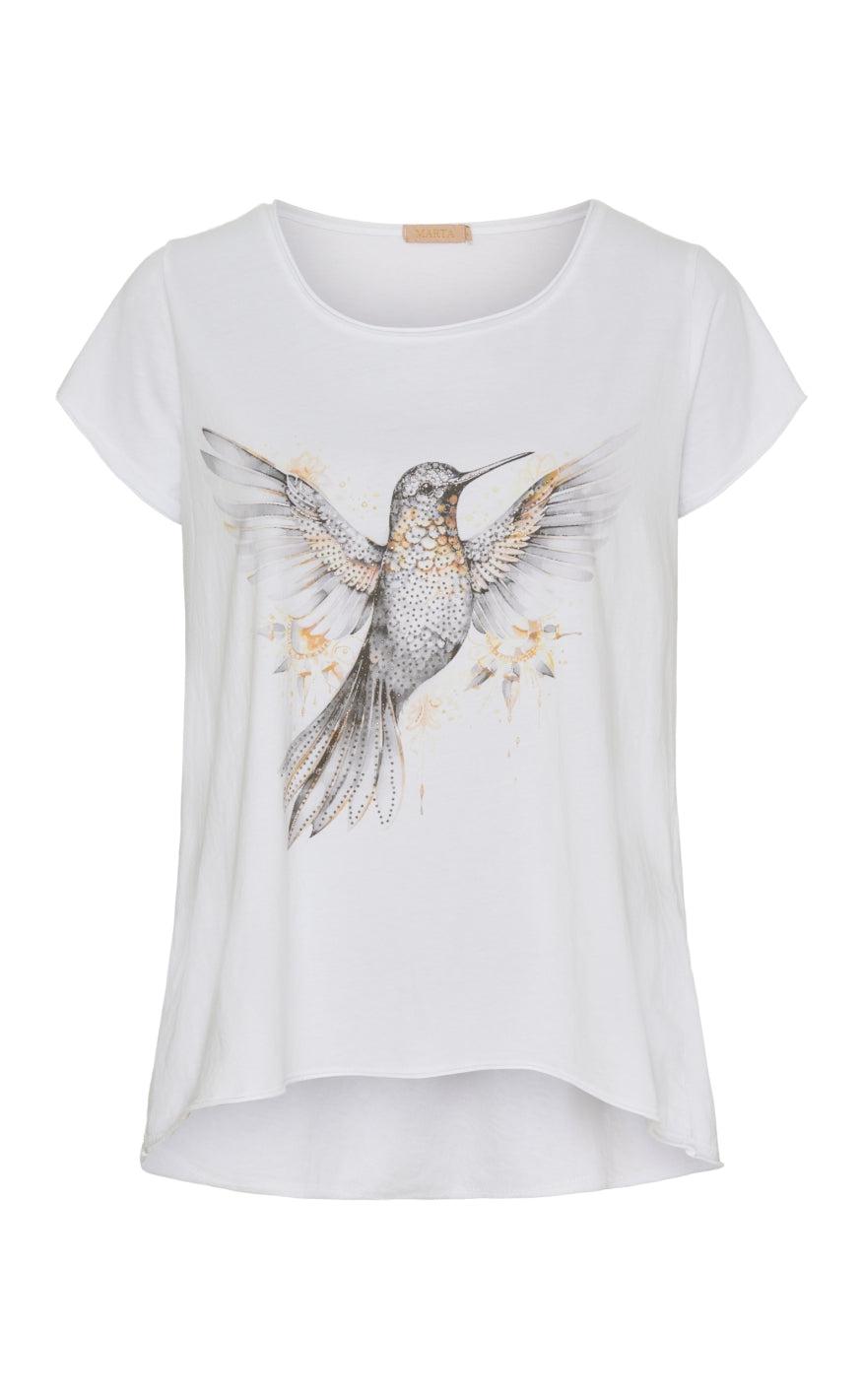 Marta Du Chateau -shirt 1535 Marie Grey Bird