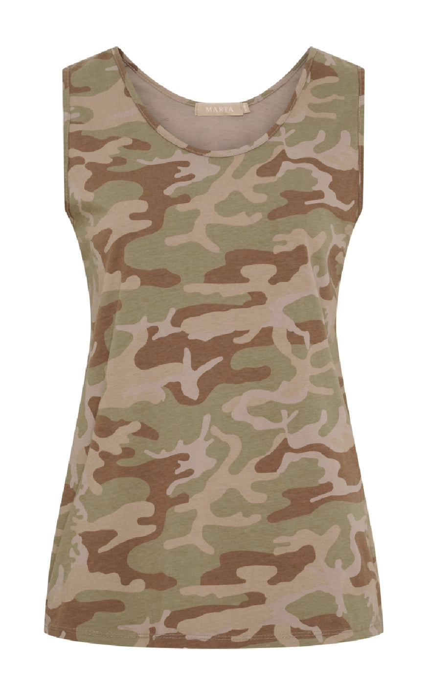 Marta Du Chateau Top Angeline Green Camo