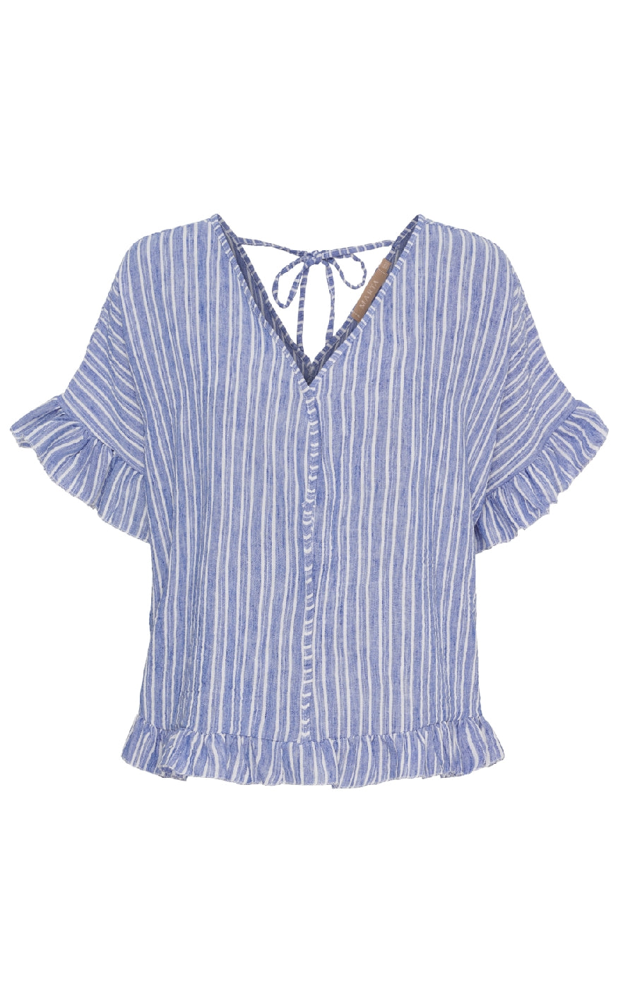 Marta Du Chateau Top Matilda Blue Jeans