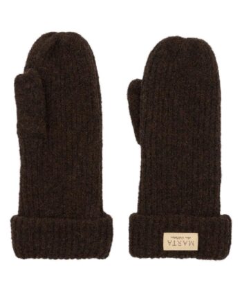 Marta Du Chateau Vanter Knit Mitten Brown