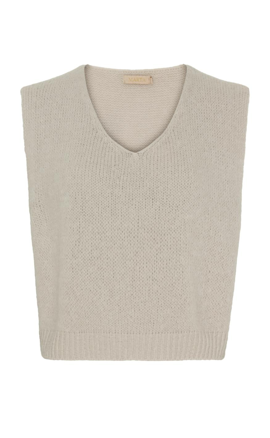 Marta Du Chateau Vest Marlene Beige
