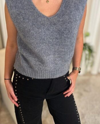 Marta Du Chateau Vest Marlene Grey