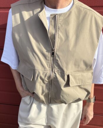Marta Du Chateau Vest Tanja Dark Beige