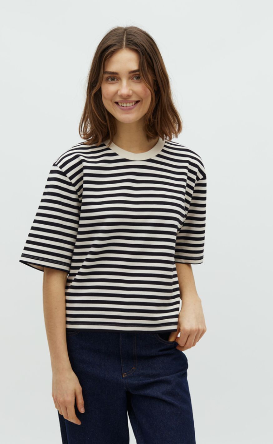 Mbym -shirt Emrys- Night Sky Sugar Stripe