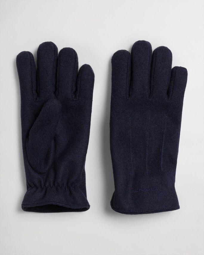 Melton Gloves Classic Blue -