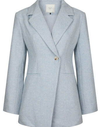 Neo Noir Blazer Bowie Herringbone Light Blue