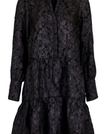 Neo Noir Kjole Frei Big Flower Black