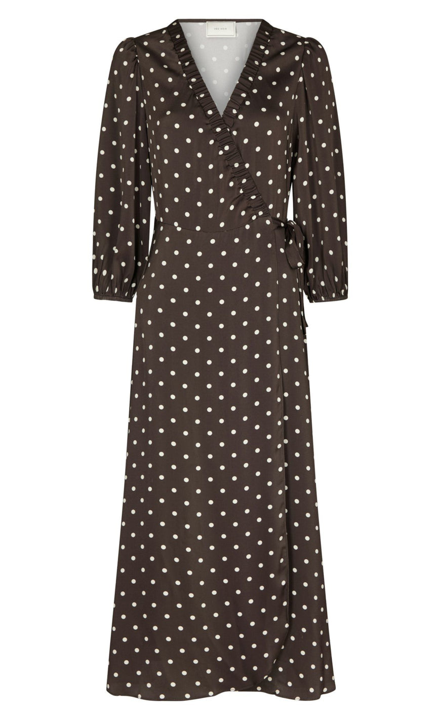 Neo Noir Kjole Malinga Dark Brown