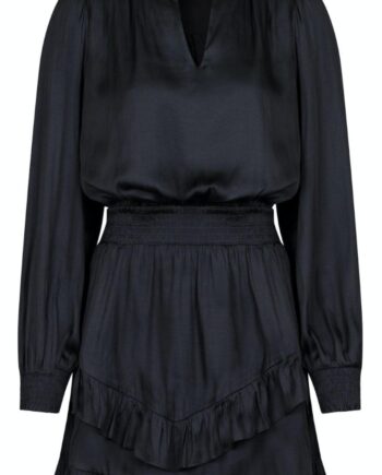 Neo Noir Kjole  Porto Satin Black
