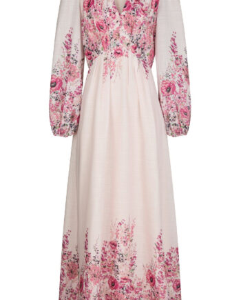 Neo Noir Kjole Silfi Flower Rose