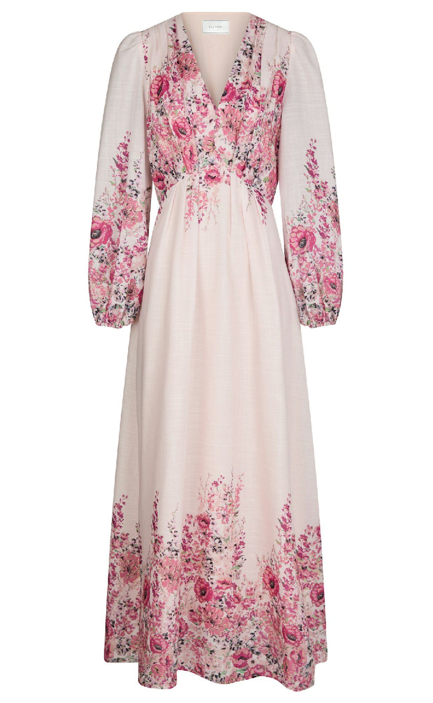 Neo Noir Kjole Silfi Flower Rose