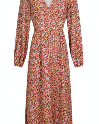 Neo Noir Kjole Timma Warm Floral Pink