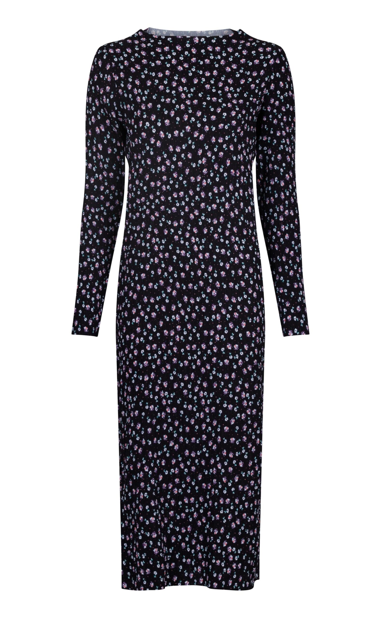 Neo Noir Kjole Vogue Flower Spray Black