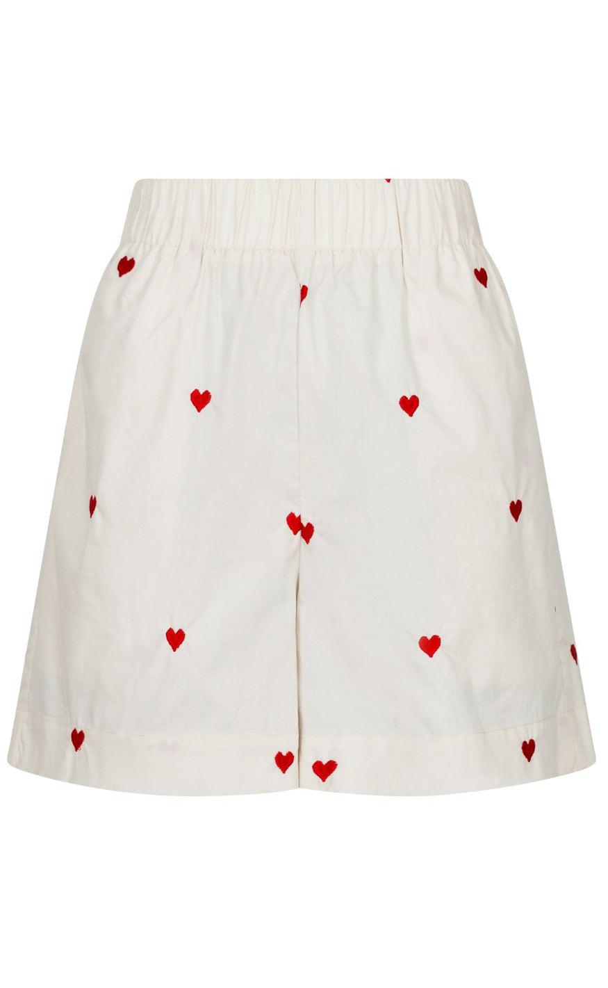 Neo Noir Shorts Sakuri Hearts Creme